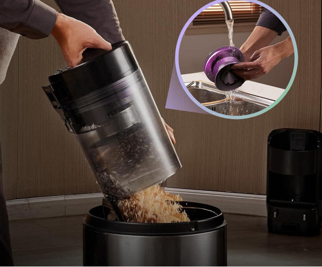 Робот-пилосос Vexilar W15 із функцією швабри + мультициклонна станція